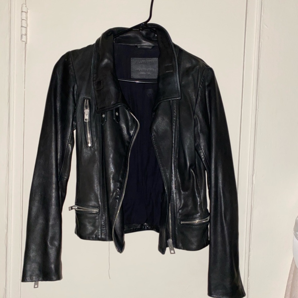 All Saints never worn REAL leather jacket